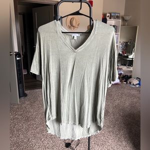 Oversized Green Tee